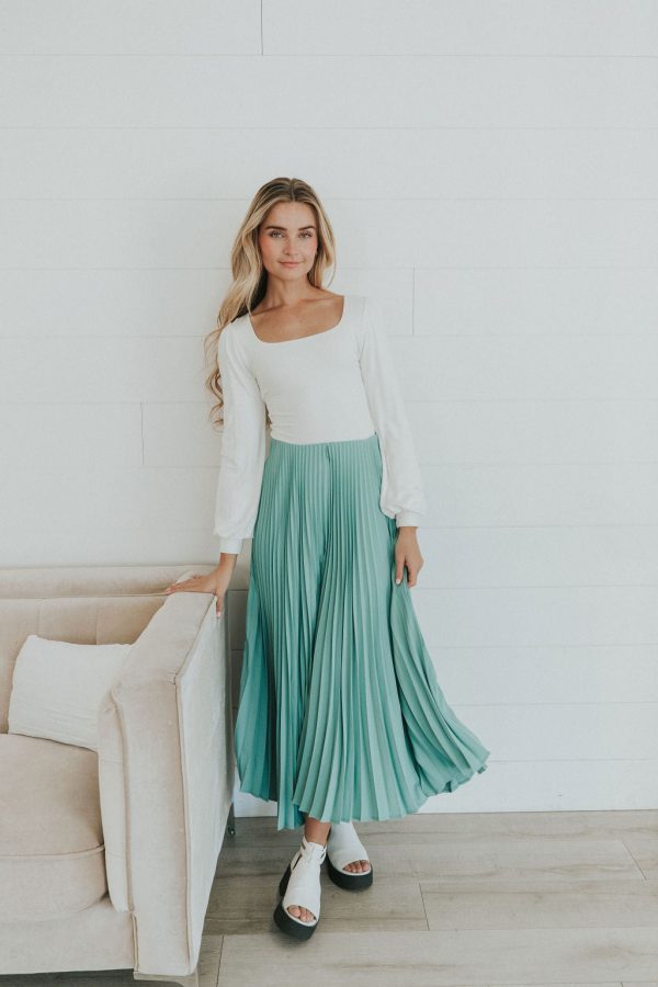 Gyzyem Pleated Skirt